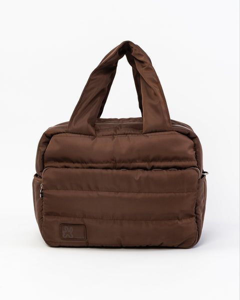 ISA BAG // Striped Brown