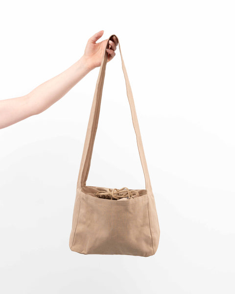 LIGHT BROWN // MINI SHOPPER CROSSBODY