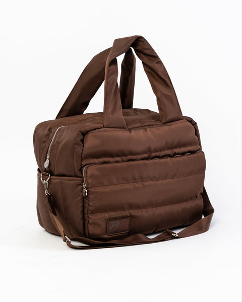 ISA BAG // Striped Brown