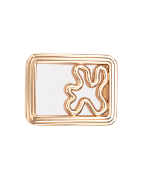 SQUARE BUCKLE // Gold