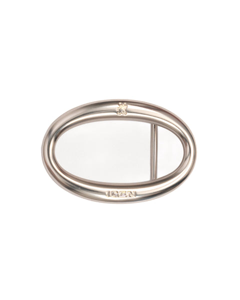 OVAL BUCKLE // Silver