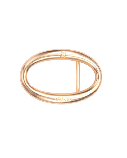 OVAL BUCKLE // Gold