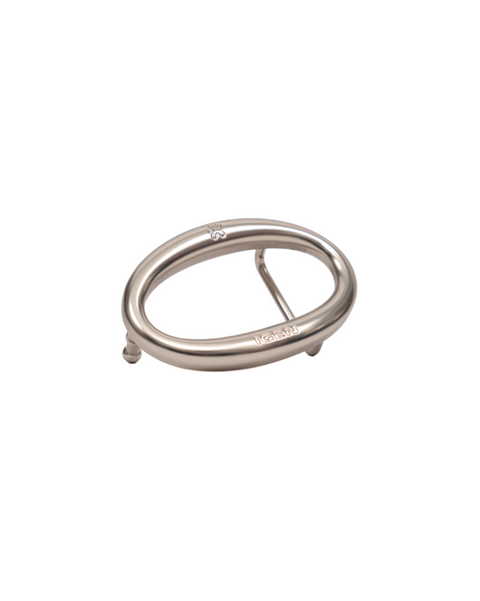 OVAL BUCKLE // Silver
