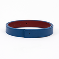 REVERSIBLE BELT STRAP // Red & blue