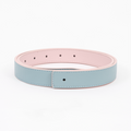 REVERSIBLE BELT STRAP // Pink & light blue