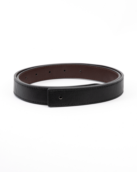 REVERSIBLE BELT STRAP // Brown & black