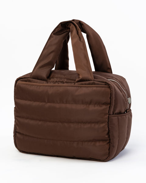 ISA BAG // Striped Brown