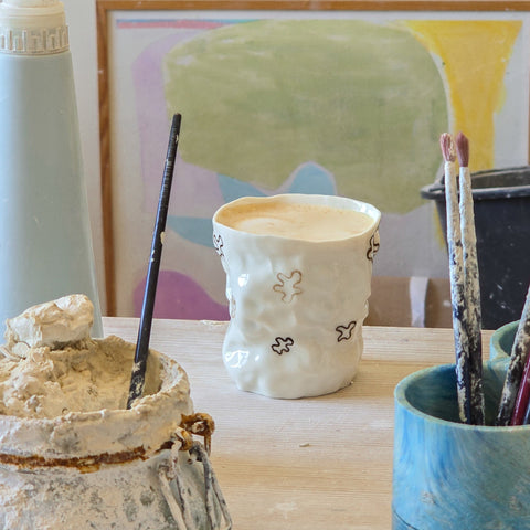 KRØLLET KERAMIK X IGEN // Brown