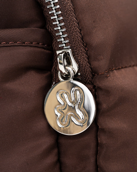 ISA BAG // Striped Brown