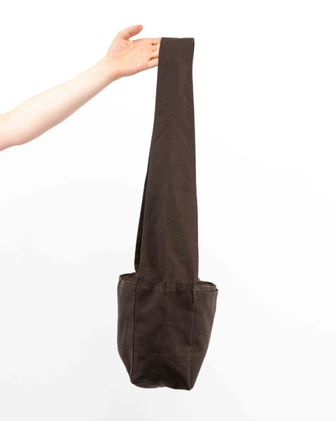 BROWN // MINI SHOPPER CROSSBODY