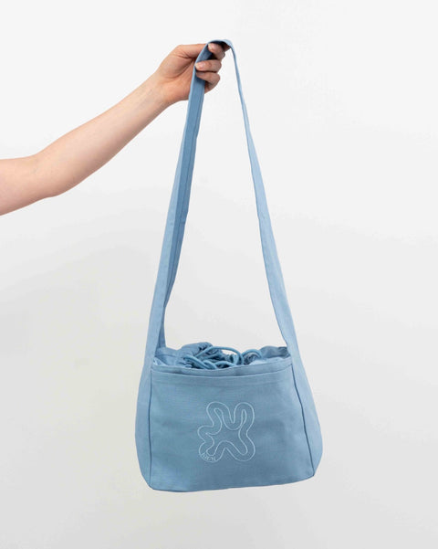 LIGHT BLUE // MINI SHOPPER CROSSBODY