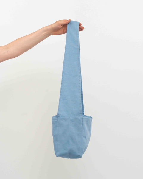 LIGHT BLUE // MINI SHOPPER CROSSBODY