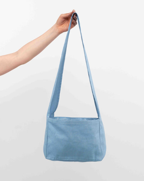 LIGHT BLUE // MINI SHOPPER CROSSBODY
