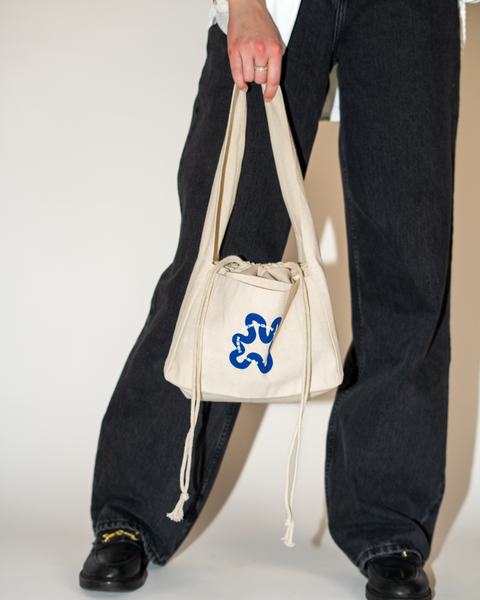 MINI SHOPPER // Blue Swirl