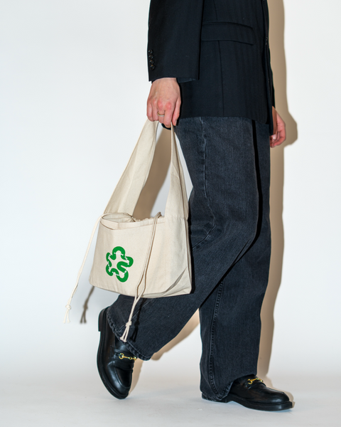 MINI SHOPPER // Green Swirl