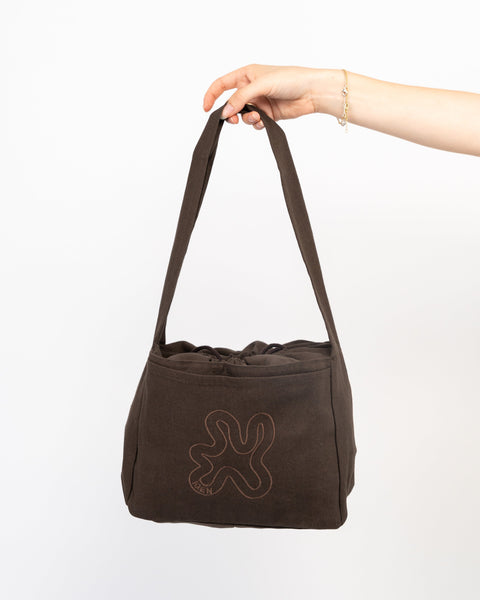 BROWN // MINI SHOPPER