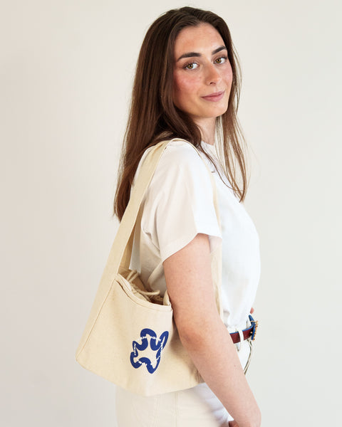 MINI SHOPPER // Blue Swirl