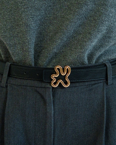 REVERSIBLE BELT STRAP // Brown & black