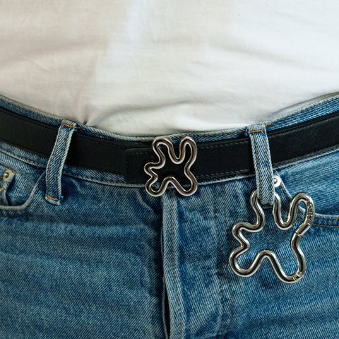 REVERSIBLE BELT STRAP // Brown & black