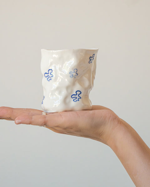 KRØLLET KERAMIK X IGEN // Blue