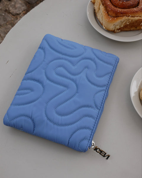 MINI SWIRL SLEEVE // BLUE