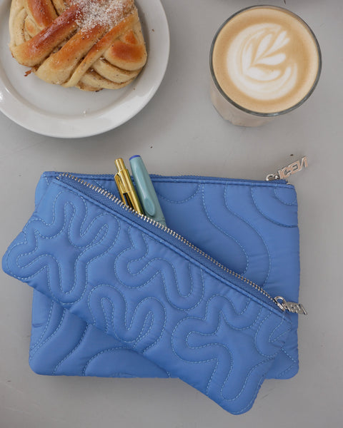 MINI SWIRL SLEEVE // BLUE