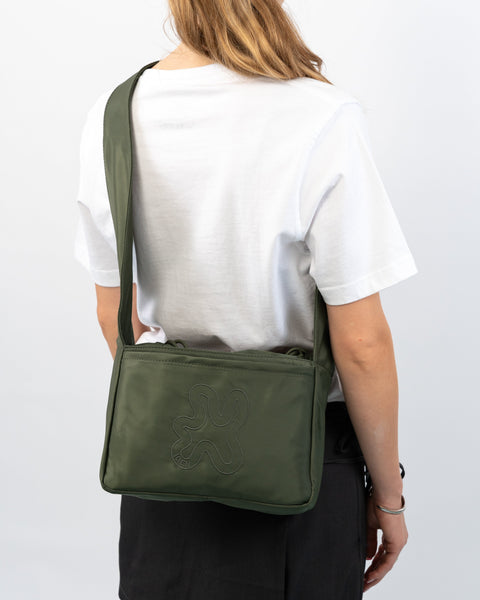 SHIELD CROSSBODY MINI SHOPPER // Green