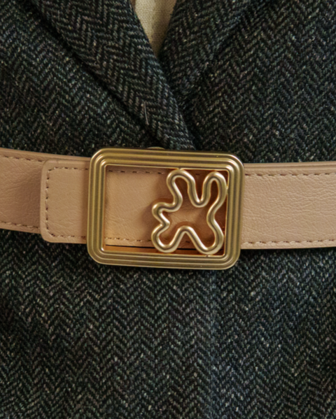 SQUARE BUCKLE // Gold