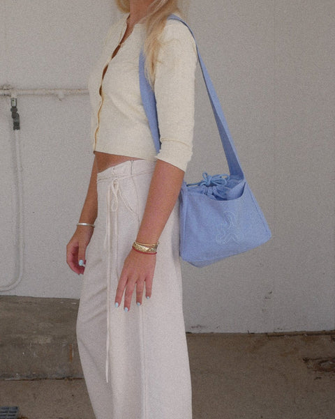 LIGHT BLUE // MINI SHOPPER CROSSBODY