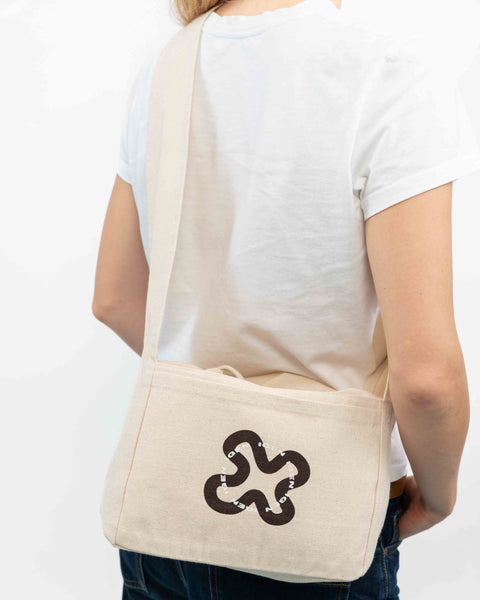 MINI SHOPPER CROSSBODY // Brown Swirl