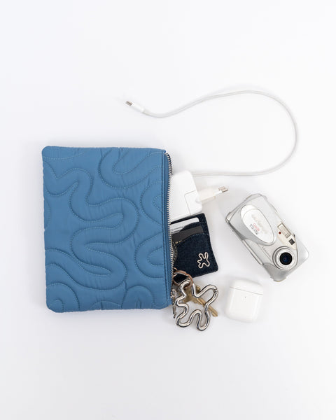 MINI SWIRL SLEEVE // BLUE