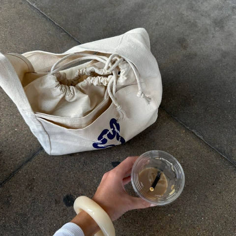 MINI SHOPPER // Blue Swirl