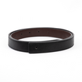 REVERSIBLE BELT STRAP // Brown &amp; black