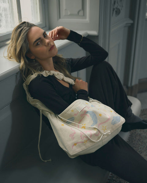 IGEN X MAANESTEN // RUFFLE MIDI SHOPPER