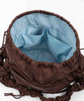 Brown_Shield_Midi set inde fra med inderlommer. Shopper med opdeling. Brown og Ice Blue.  