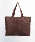 Brown Signature shopper, med broderet IGEN swirl i samme brune nuance. Stor shopper. 