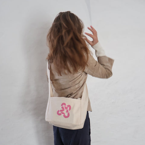 MINI SHOPPER CROSSBODY // Pink Swirl