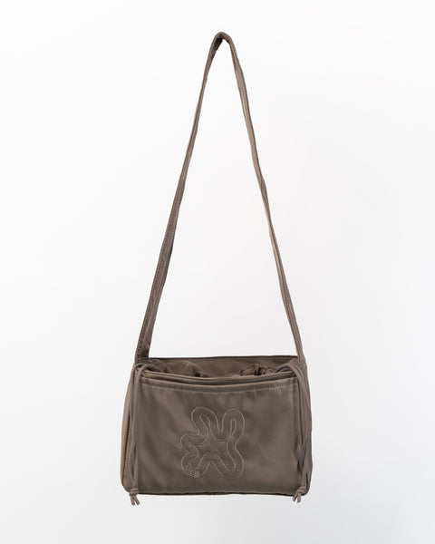 SHIELD CROSSBODY MINI SHOPPER // Grey
