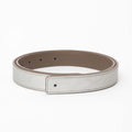 REVERSIBLE BELT STRAP // SILVER  & GREY