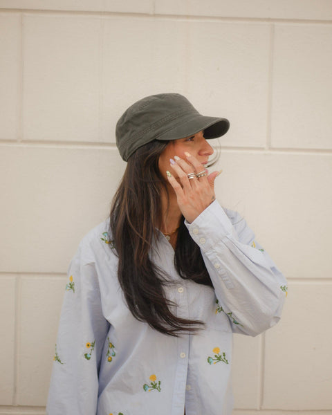 CADET CAP // ARMY GREEN