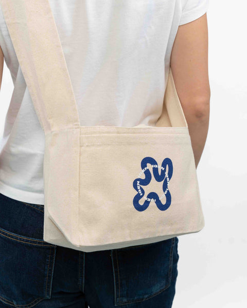 MINI SHOPPER CROSSBODY // Blue Swirl