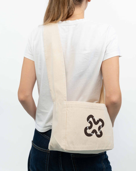 MINI SHOPPER CROSSBODY // Brown Swirl