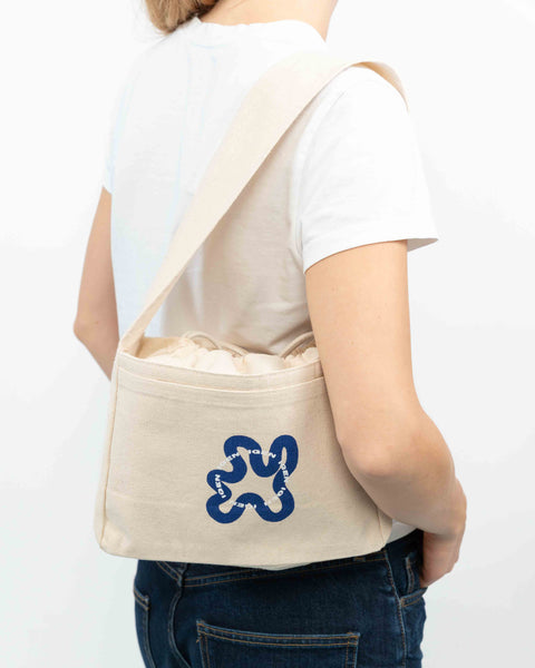 MINI SHOPPER // Blue Swirl