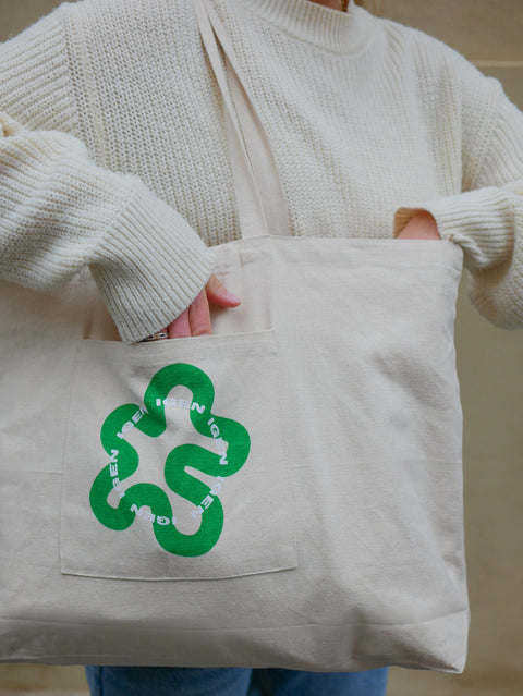 SIGNATURE SHOPPER // Green Swirl